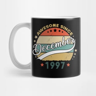Awesome Since December 1997 Birthday Retro Sunset Vintage Mug